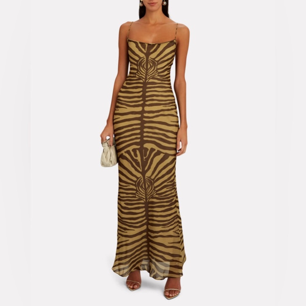 RONNY KOBO Silk Maxi Dress
